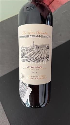 Bordeaux Listrac-Médoc Domaine Des s Edmond de Rothschild Les Terres Blanches 2013