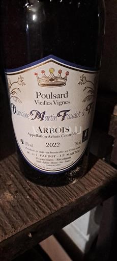 Jura Arbois Domaine Martin Faudot & Fils Poulsard Vieilles Vignes 2022