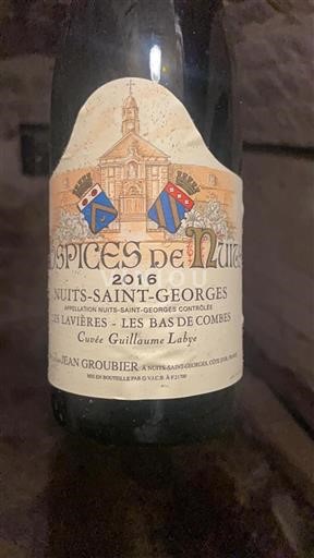 Borgoña Nuits-Saint-Georges Premier Cru Hospices de Nuits Guillaume Labye 2016