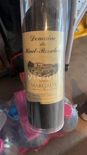 Bordeaux Margaux Domaine Haut-Passeloup 1988
