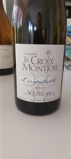 Bourgogne Volnay La Croix Montjoie L'impatiente 2022