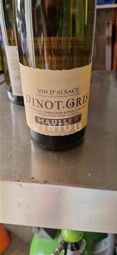 Elzas Pinot grigio Grand Cru J. Hauller & Fils Niet-geïntegreerd