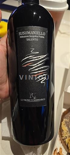 Pouilles Salento Le Vigne di Sammarco Susumaniello 2023