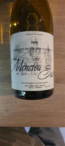 Loire Valley Menetou-Salon Domaine Champ Pierrette 2016