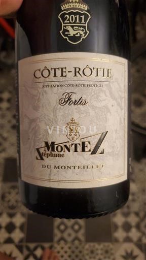 Valle del Rodano Côte-rôtie Stéphane Montez du Monteillet Fortis 2011