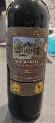 Bordeaux Bordeaux Supérieur Château La Capelle Spéciale 2020