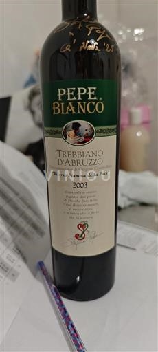 Abruzzes Trebbiano d'Abruzzo Stefania Pepe Riserva Fiamma della Pace 2003