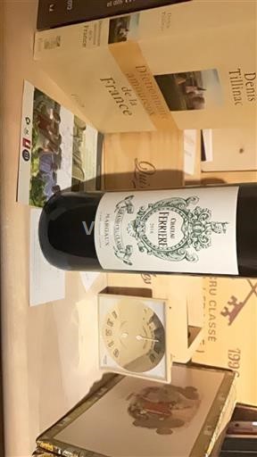 Bordeaux Margaux Grand Cru Ferriere 2016