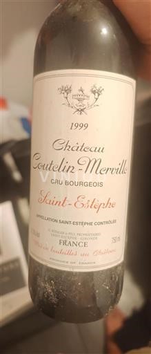 Bordeaux Saint-Estèphe Cru Bourgeois Château Coutelin-Merville 1999