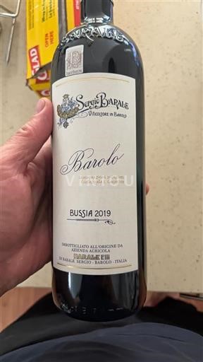 Piemonte Barolo Sergio Barale Bussia 2019