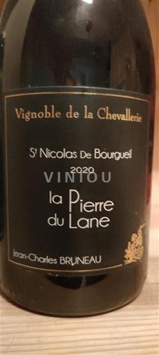 Valle della Loira Saint-Nicolas-De-Bourgueil Vignoble de la Chevallerie la Pierre du Lane 2020