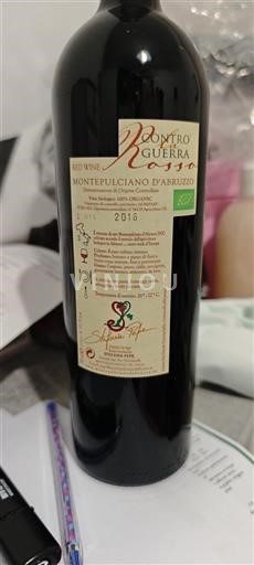 Abruzzes Montepulciano d'Abruzzo Stefania Pepe Contro la Guerra Rossa 2016
