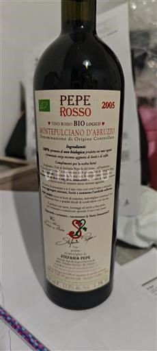 Abruzzes Montepulciano d'Abruzzo Stefania Pepe Pepe Rosso 2005