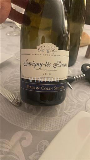 Borgogna Savigny-lès-Beaune Maison Colin Seguin 2018