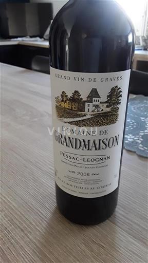 Bordeaux Pessac-Léognan Domaine Grandmaison 2006