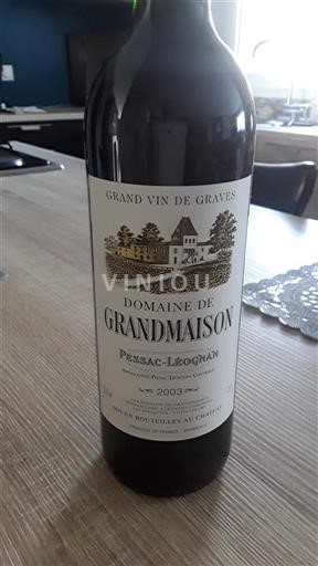 Bordeaux Pessac-Léognan Domaine GranMaison 2003