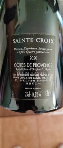 Provenza Côtes-de-Provence Sainte-Croix 2020