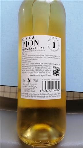 Sud-Ovest Monbazillac Château Pion 2020