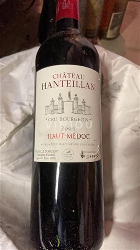 Bordeaux Haut-Médoc Cru Bourgeois Château Hanteillan 2004