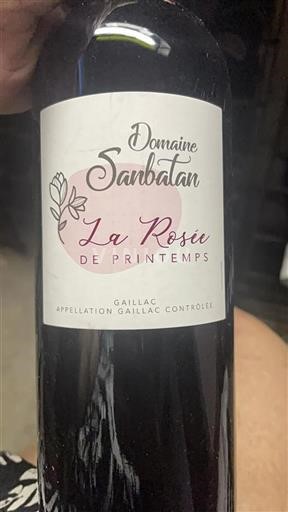 Sud-Ouest Gaillac Domaine Sanbatan La Rosée de Printemps Non Millésimé