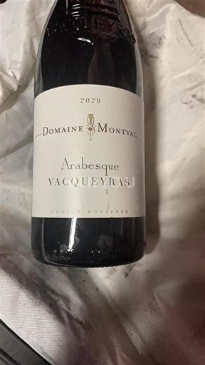 Valle del Rodano Vacqueyras Domaine Montvac Arabesque 2020