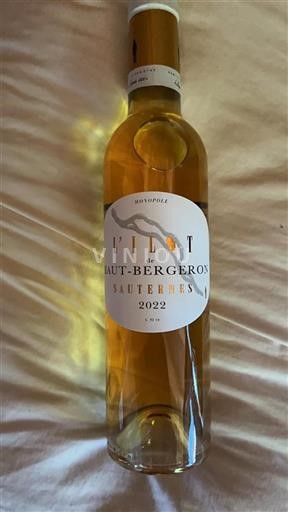 Bordeaux Sauternes Château Haut-Bergeron L'Ilot 2022