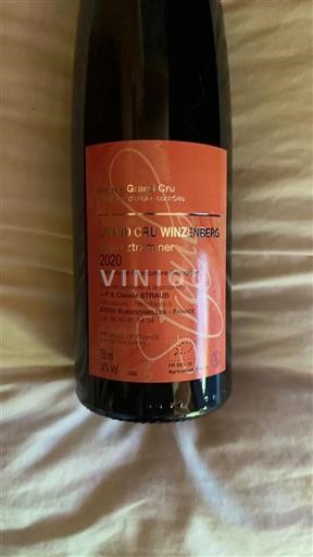 Alsazia Non specificato Grand Cru J-P & Claude Straub Gewurztraminer 2020