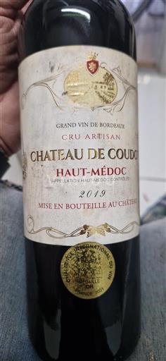 Bordeaux Haut-Médoc Château Coudot 2019