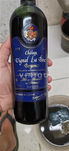 Sudoeste Bergerac Château Vignal La Brie Grande Réserve 2018