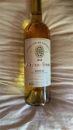 Bordeaux Barsac Château Simon 2018