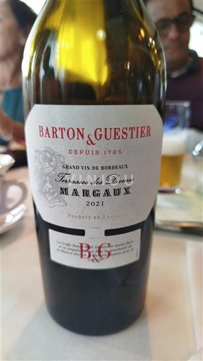Bordeaux Margaux Barton & Guestier Terrasses des Dames 2021