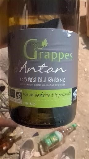 Rhône Valley Côtes du Rhône Grappes Antan 2019