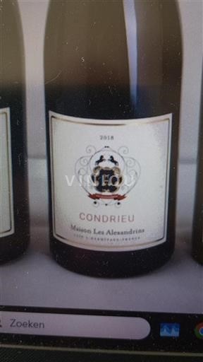 Vallée du Rhône Condrieu Maison Les Alexandrins 2018
