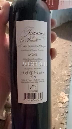 Roussillon Côtes du Roussillon Villages Château Jau Jauja Le Grand 2021