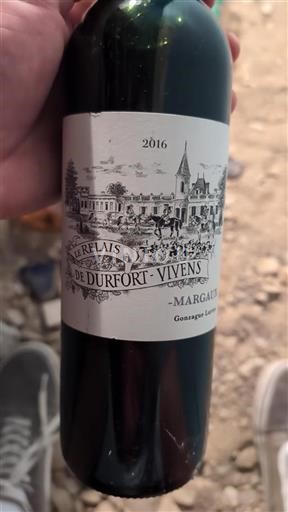 Bordeaux Margaux Grand Cru Durfort-Vivens Le Relais de Durfort-Vivens 2016