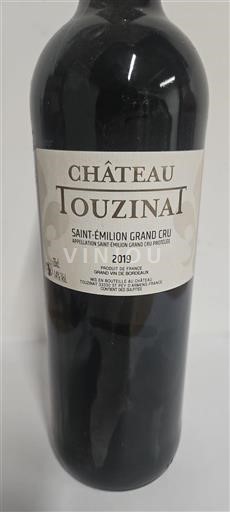 Bordeaux Saint-Émilion Grand Cru Grand Cru Château Touzinat 2019