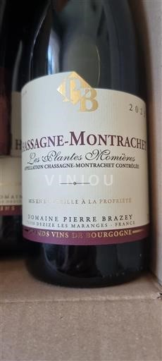 Bourgogne Chassagne-montrachet Domaine Pierre Brazey Les Plantes Momières 2023