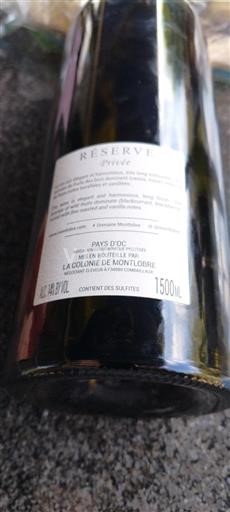 Linguadoca e Rossiglione Paese d'Oc Domaine Montlobre Réserve Privée 2021