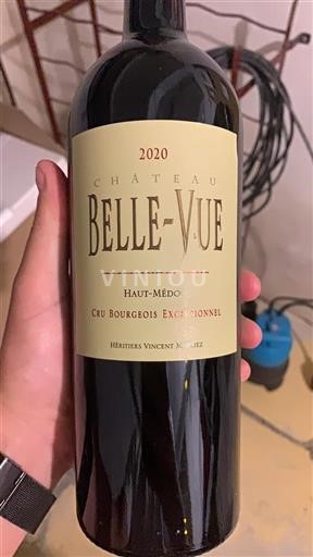 Bordeaux Haut-Médoc Cru Bourgeois Exceptionnel Château Belle-Vue 2020