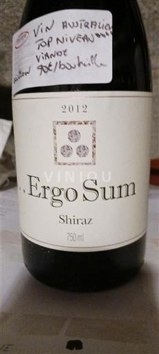 Victoria No especificado Ergo Sum Shiraz 2012