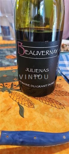 Beaujolais Juliénas Domaine Granit Doré Beauvernay 2016