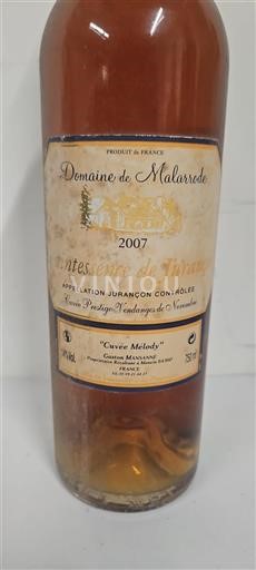 Lounais-Ranska Jurançon Domaine Malarrode Quintessence de Jurançon 2007