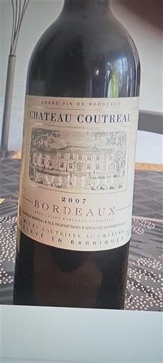 Bordeaux Château Coutreau 2007