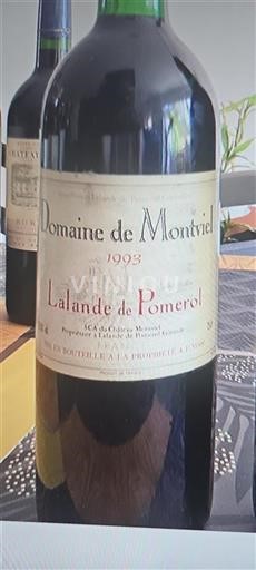Bordeaux Lalande-de-pomerol Domaine Montviel 1993