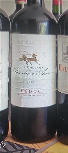 Bordeaux Médoc Patache Aux Les Chevaux 2012