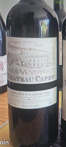 Bordeaux Saint-Émilion Grand Cru Grand Cru Château Capet 2010