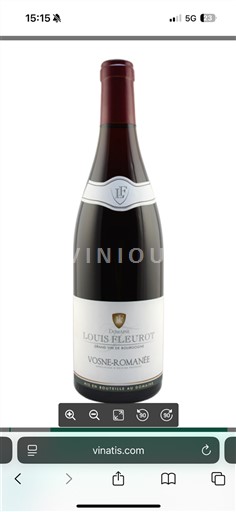 Borgogna Vosne-Romanée Domaine Louis Fleurot 2023