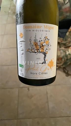 Lorraine Domaine Migot Hors Côtes 2023