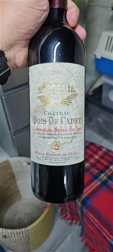 Bordeaux Puisseguin-saint-émilion Château Bois de Cadet 2010