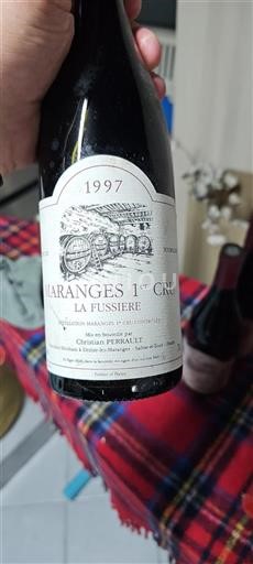 Bourgondië Niet gespecificeerd Premier Cru Christian Perrault La Fussière 1997